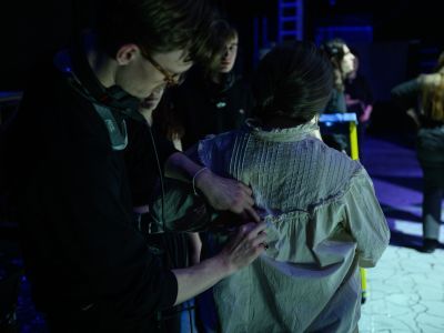 Backstage on A Star Next to The Moon